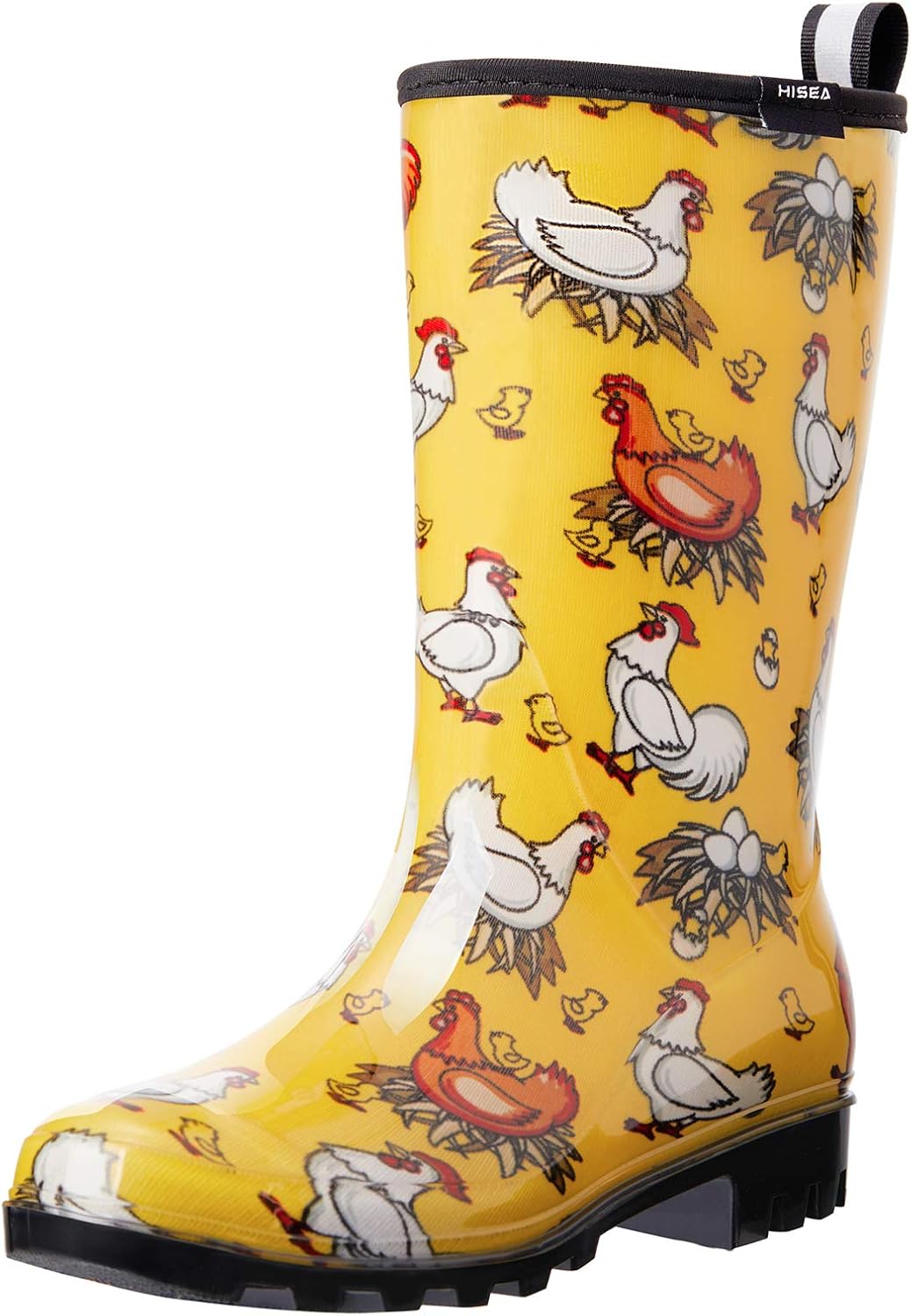 HISEA Women's Rain Boots Waterproof Mid Calf Garden Boots Review