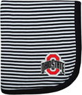 Creative Knitwear Ohio State Buckeye Striped Baby and Toddler Blanket