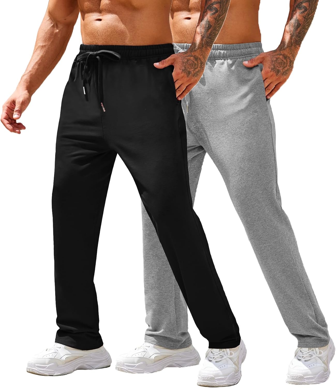 COOFANDY Men's Cotton Sweatpants for Casual Comfort and Style