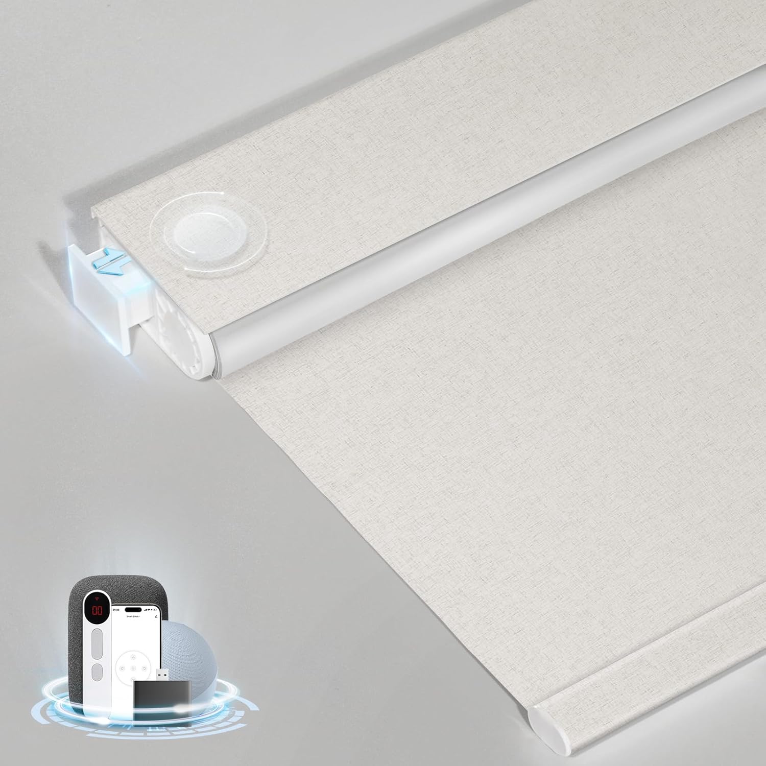 Smart Motorized Blinds with Remote for Easy Installation