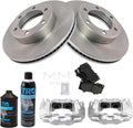 Front Brake Pad & Rotor Kit with Calipers for Toyota Tundra Sequoia