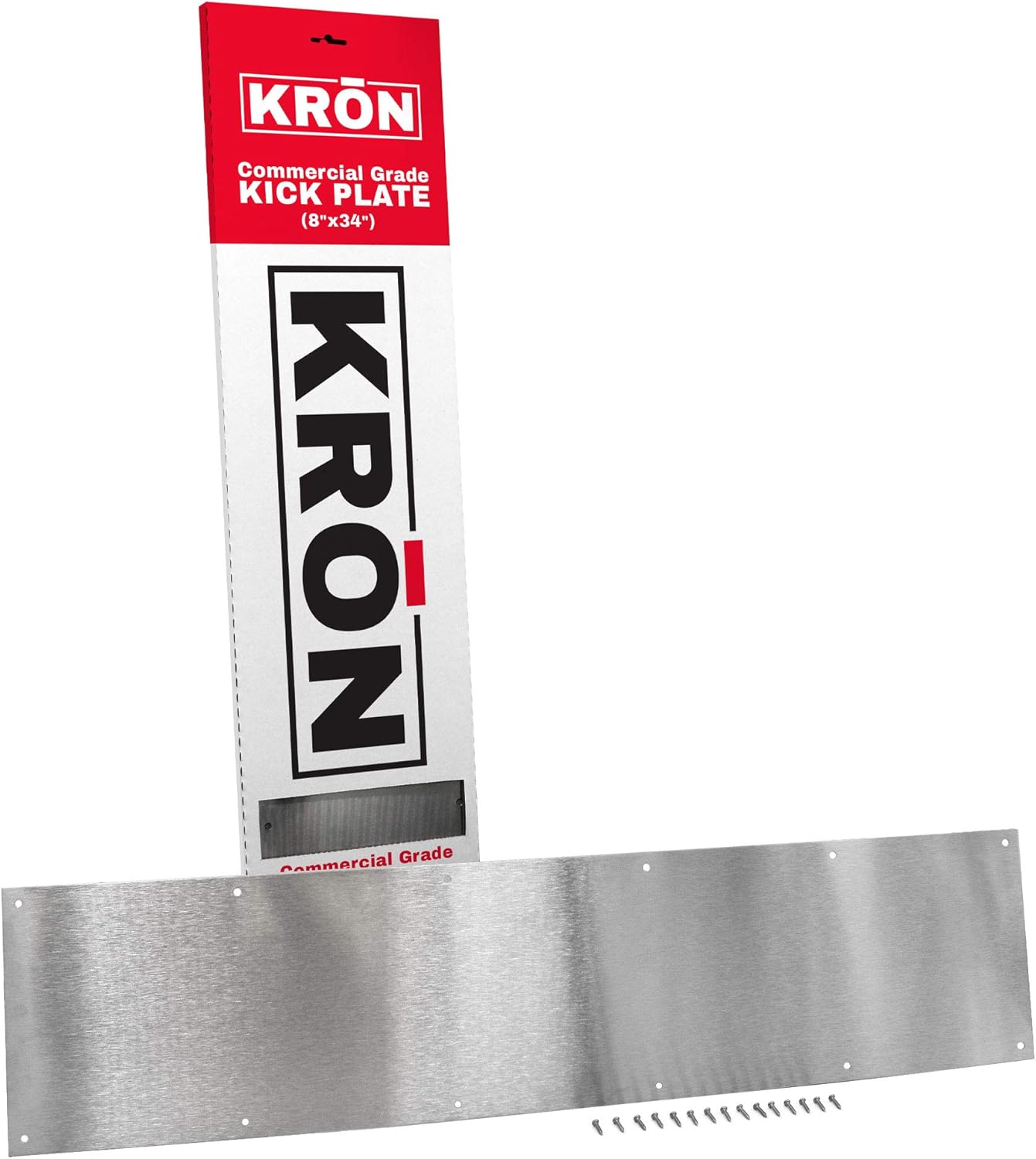Stainless Steel Door Kick Plate - Durable Satin Finish for Doors
