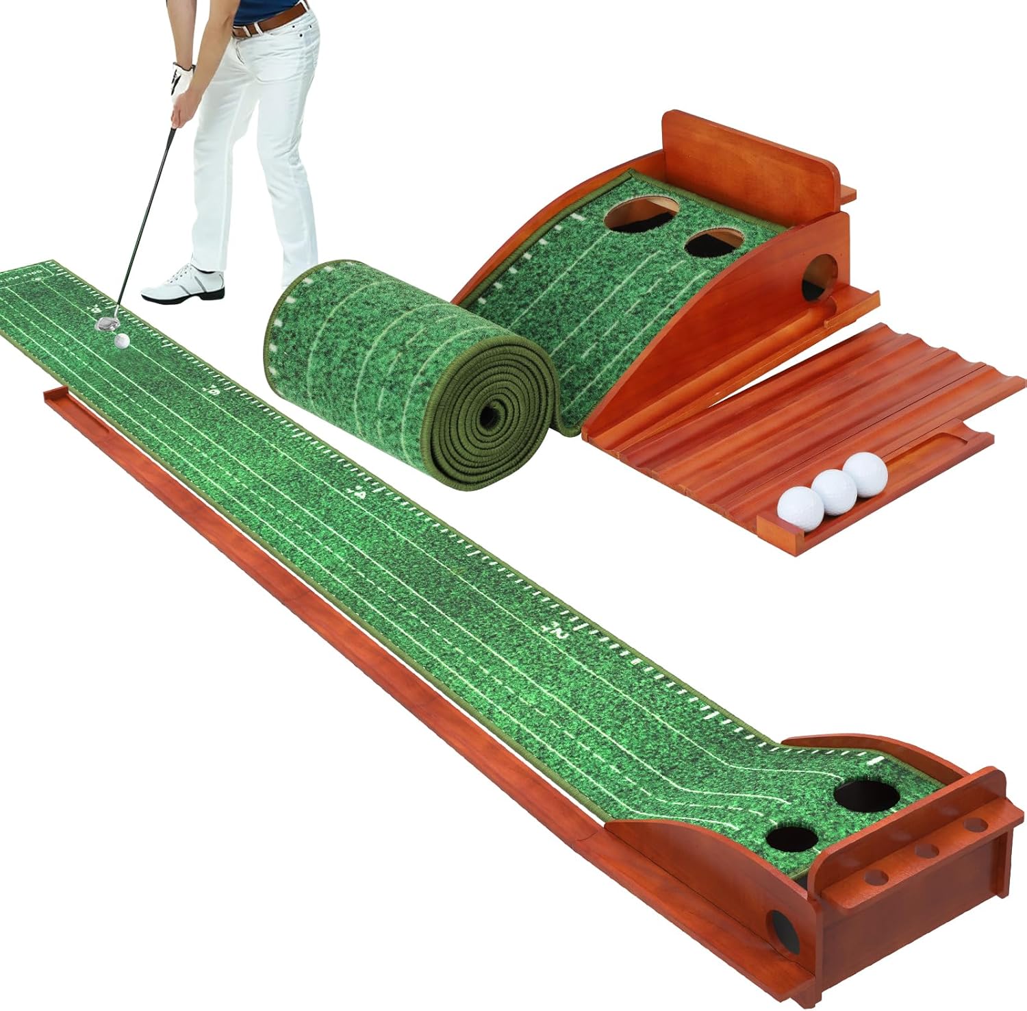 Improve Your Putting Game with UOUNE's Auto-Return Mat