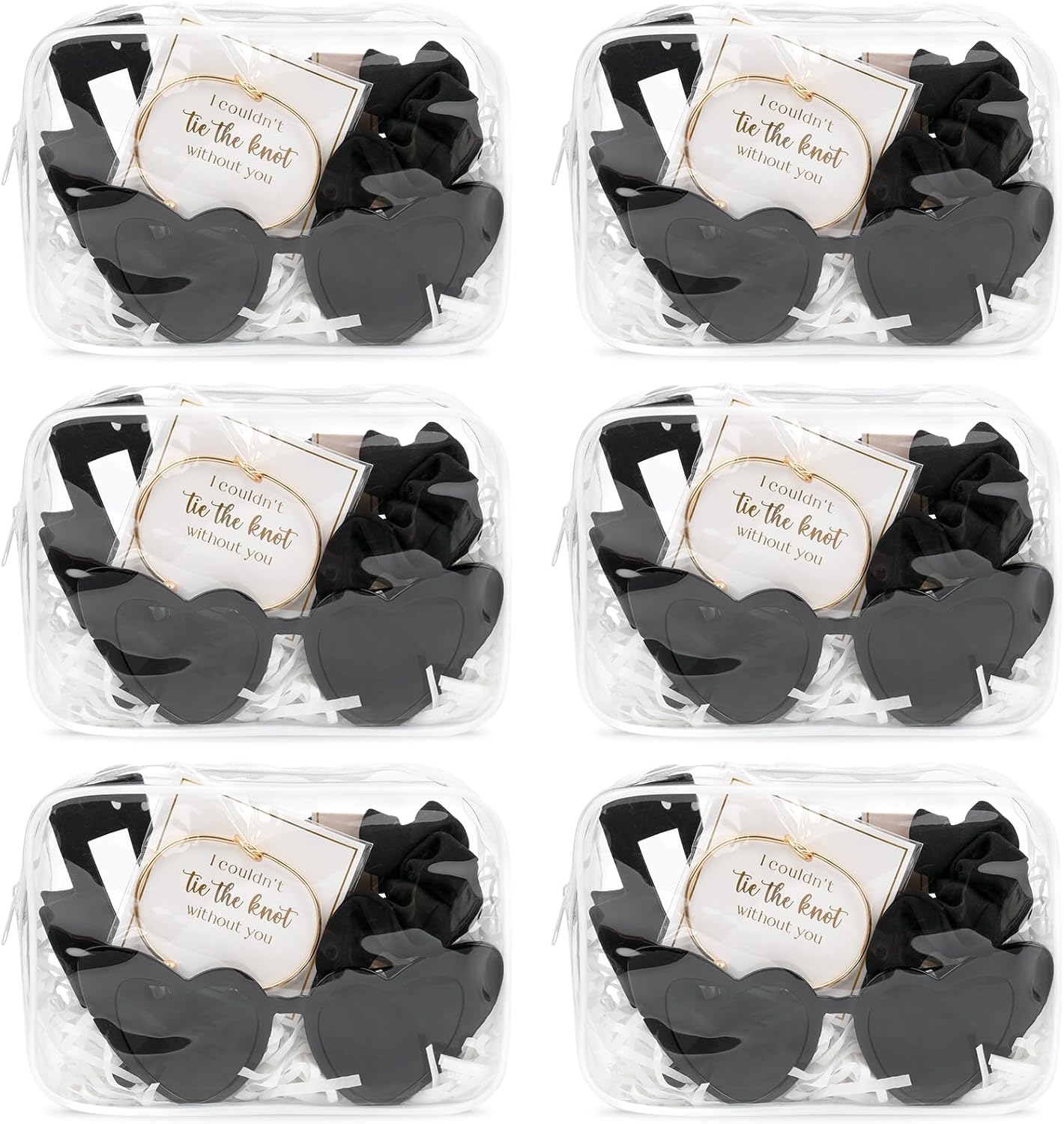DEEKA 30 Pcs Bridesmaid Proposal Bag Set for Wedding Gifts