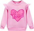 Toddler Girls Sweatshirts Casual Long Sleeve Top Pullover - Soft Cute