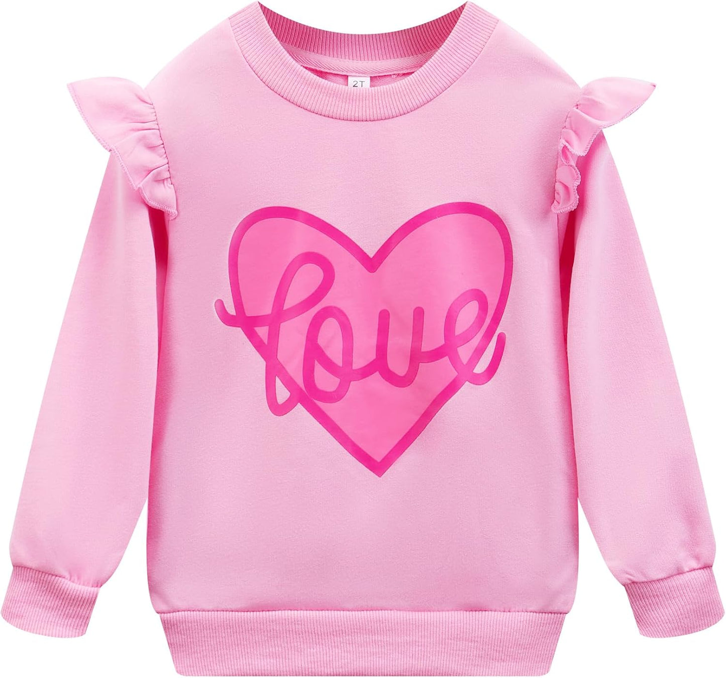 Cute & Cozy Toddler Girls Crewneck Sweatshirt by NUBEEHOHO