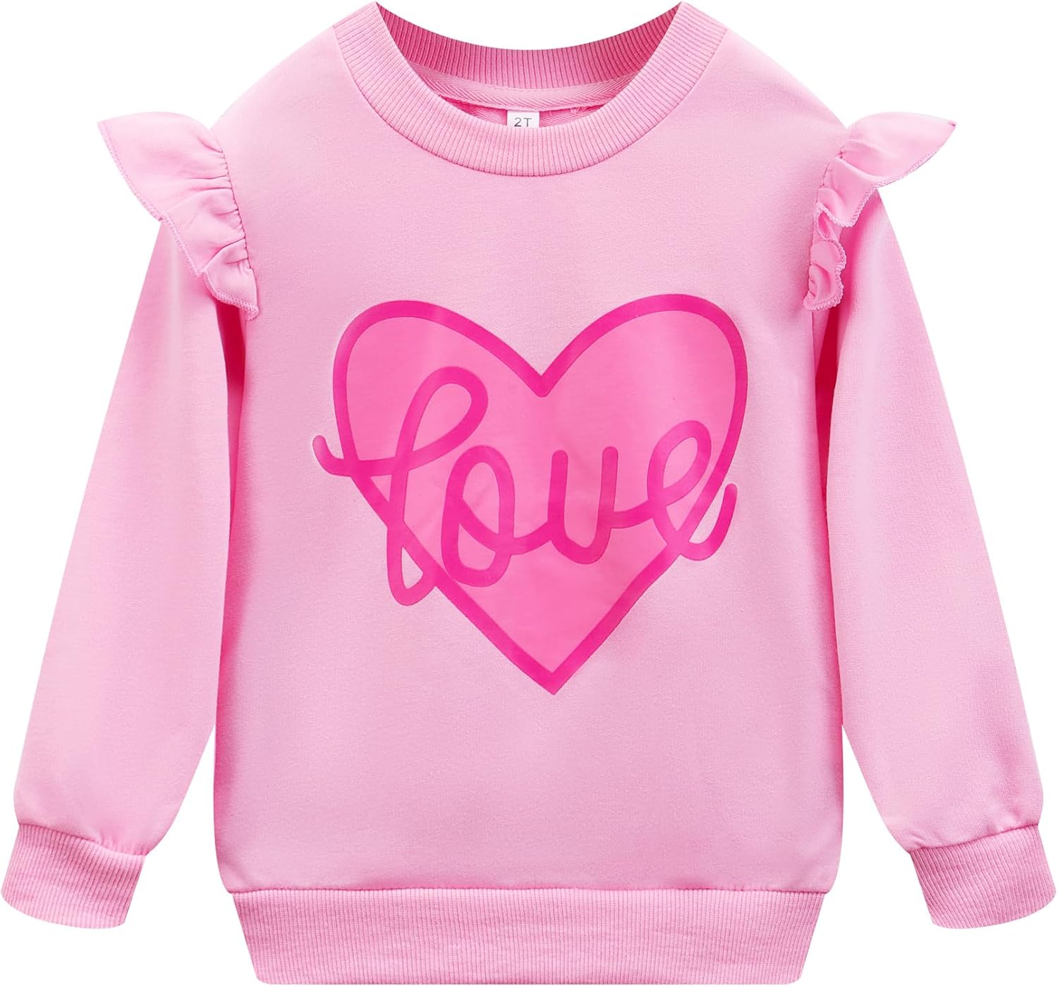 Cute & Cozy Toddler Girls Crewneck Sweatshirt by NUBEEHOHO