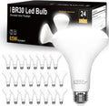 BR30 LED Flood Light Bulbs 65W Equivalent 24 Pack - Dimmable Daylight
