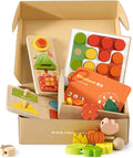 Tiny Land Montessori 4-in-1 Wooden Learning Toy Set - Investigator Kit