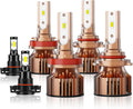 2025 Upgrade Compatible GMC Sierra 1500 Fog Light Bulb 6000K 55W Pack