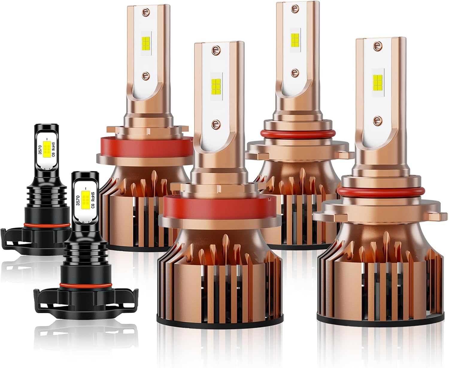 2025 Upgrade Compatible GMC Sierra 1500 Fog Light Bulb Pack