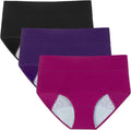 POKARLA Women's High Absorbency Period Underwear - Heavy Flow Briefs