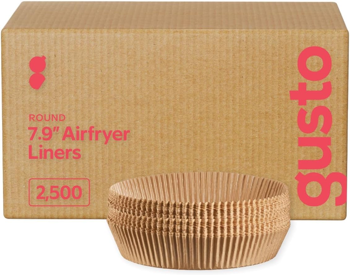 Non-Stick Air Fryer Liners - Oil Resistant (2500 ct)