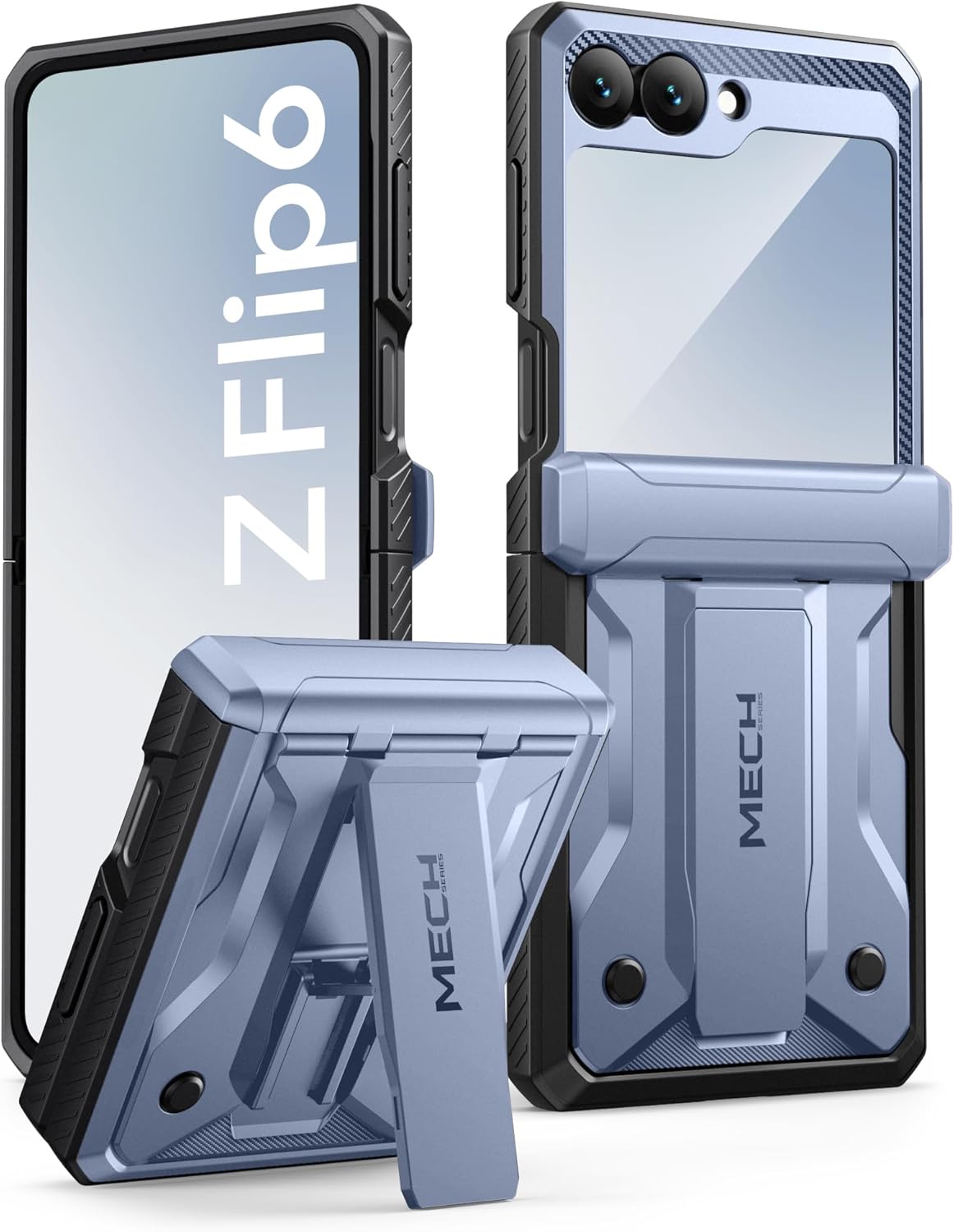 TONGATE Galaxy Z Flip 7 FE Case with Kickstand & Belt-Clip