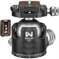 Low Profile Ball Head 52mm Tripod Head DH52 - Heavy Duty, Low Profile