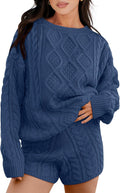 Oversized 2 Piece Sweater Lounge Set for Women by ANRABESS