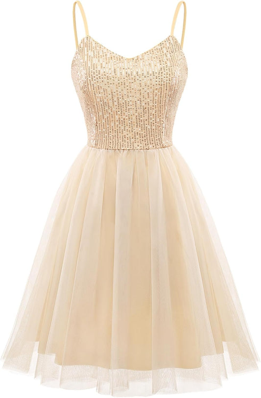 Stylish Sequin Cami Dress for Women - Ideal for Parties and Events