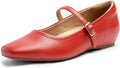 Mary Jane Flat Shoes with Arch Support and Hidden Wedge Heel Not