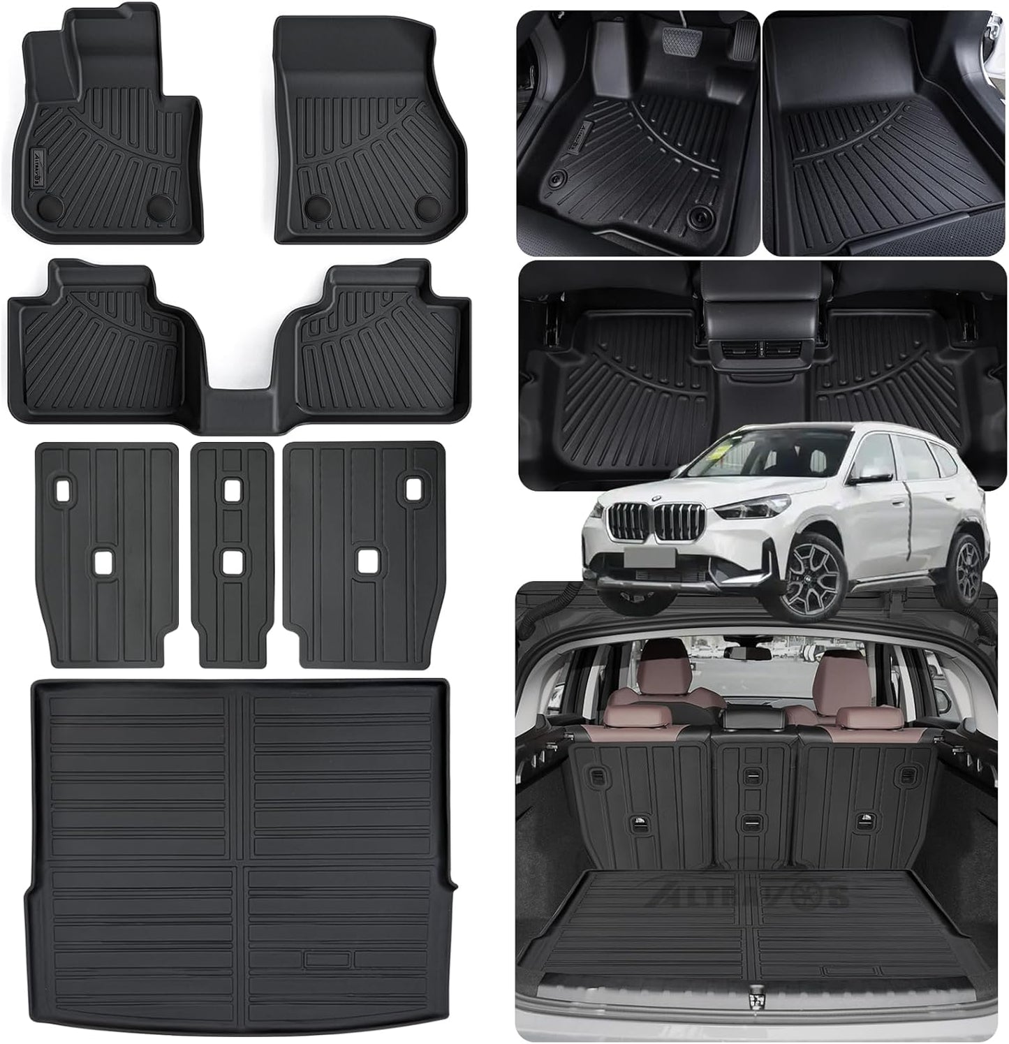 Custom Fit Floor Mats for 2023 2024 2025 BMW X1 - All Weather
