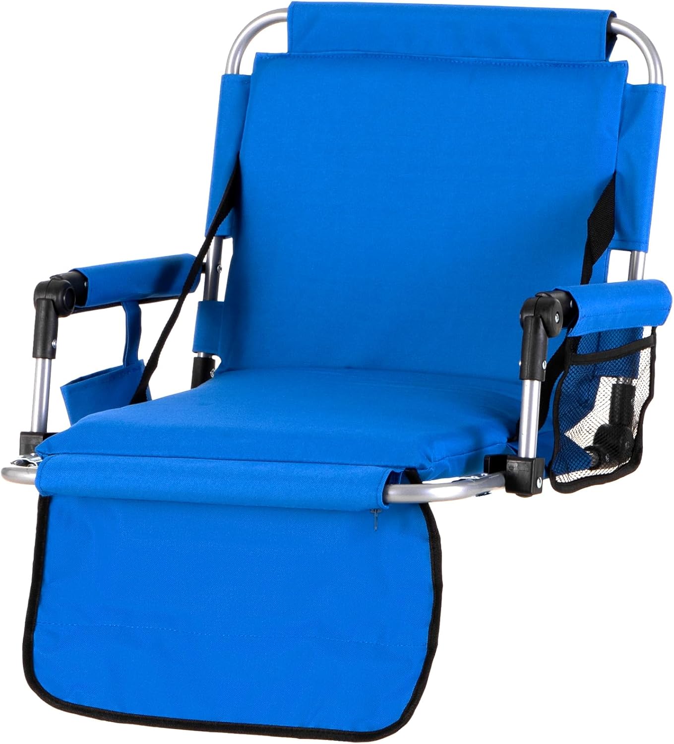 Portable Folding Stadium Seat with Armrest and Cup Holder