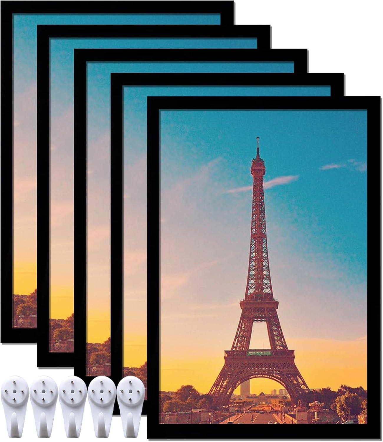 16x24 Picture Frame Set of 5 for Home and Office Decor