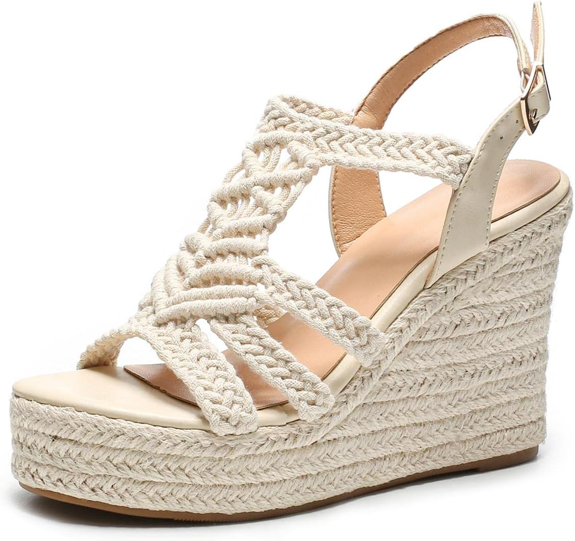 Espadrille Wedge Sandals for Women - Stylish and Comfortable