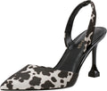 Womens Hadya Pointy Slingback Pumps - 3.35ft Tapered Heel
