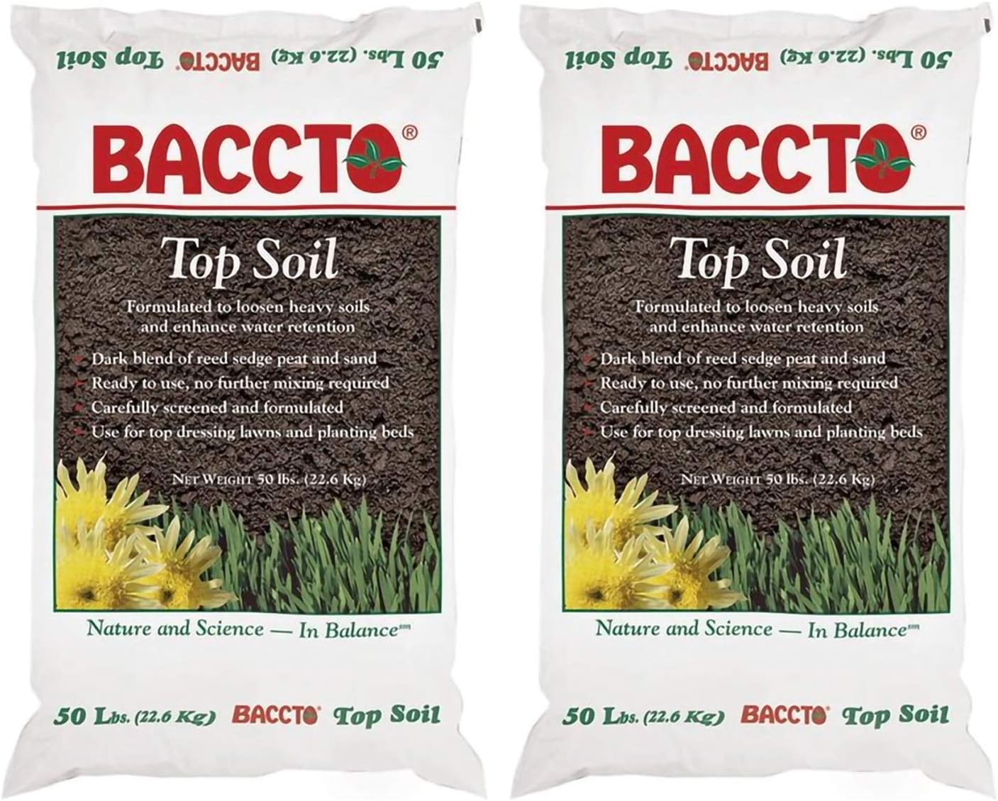 Michigan Peat Baccto Top Soil for Healthy Lawns and Gardens
