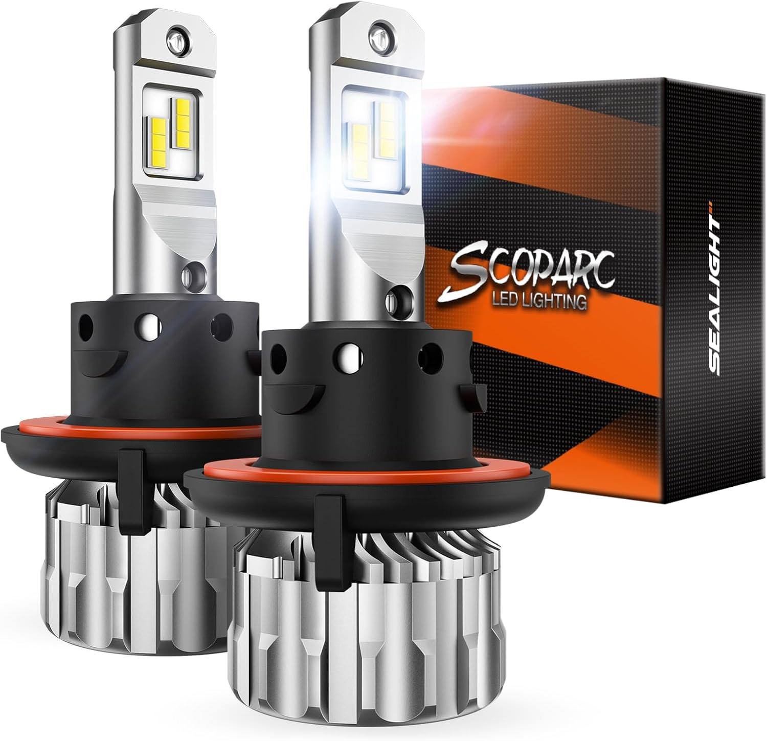 SEALIGHT 9008 H13 Bulbs: Ultra-Bright 38000LM Driving Lights