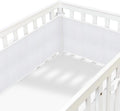 4 Sides Breathable Mesh Liner for Life Size Cribs - Updated 2025