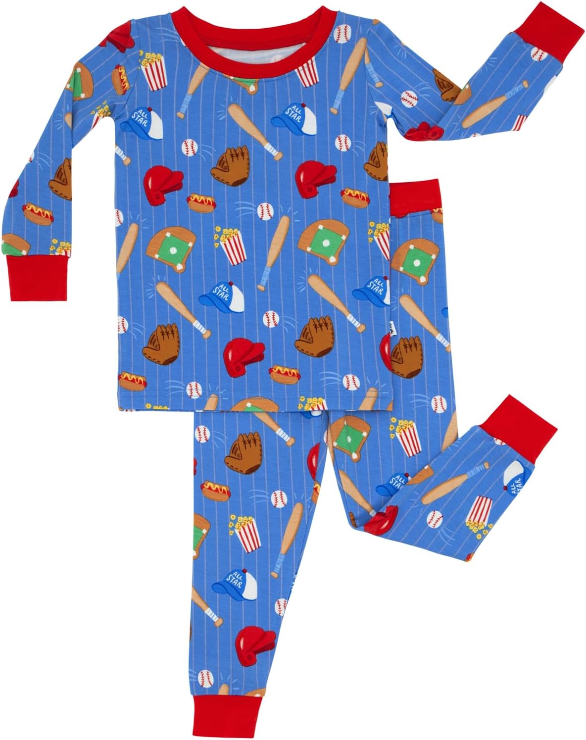 Little Sleepies Two-Piece Pajama Set for Kids, Soft Viscose PJs
