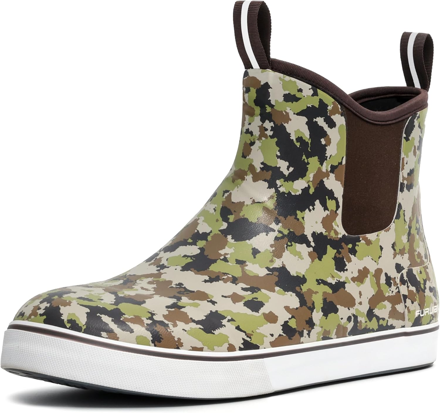 Furuian Men's Waterproof Deck Boots for Fishing and Gardening