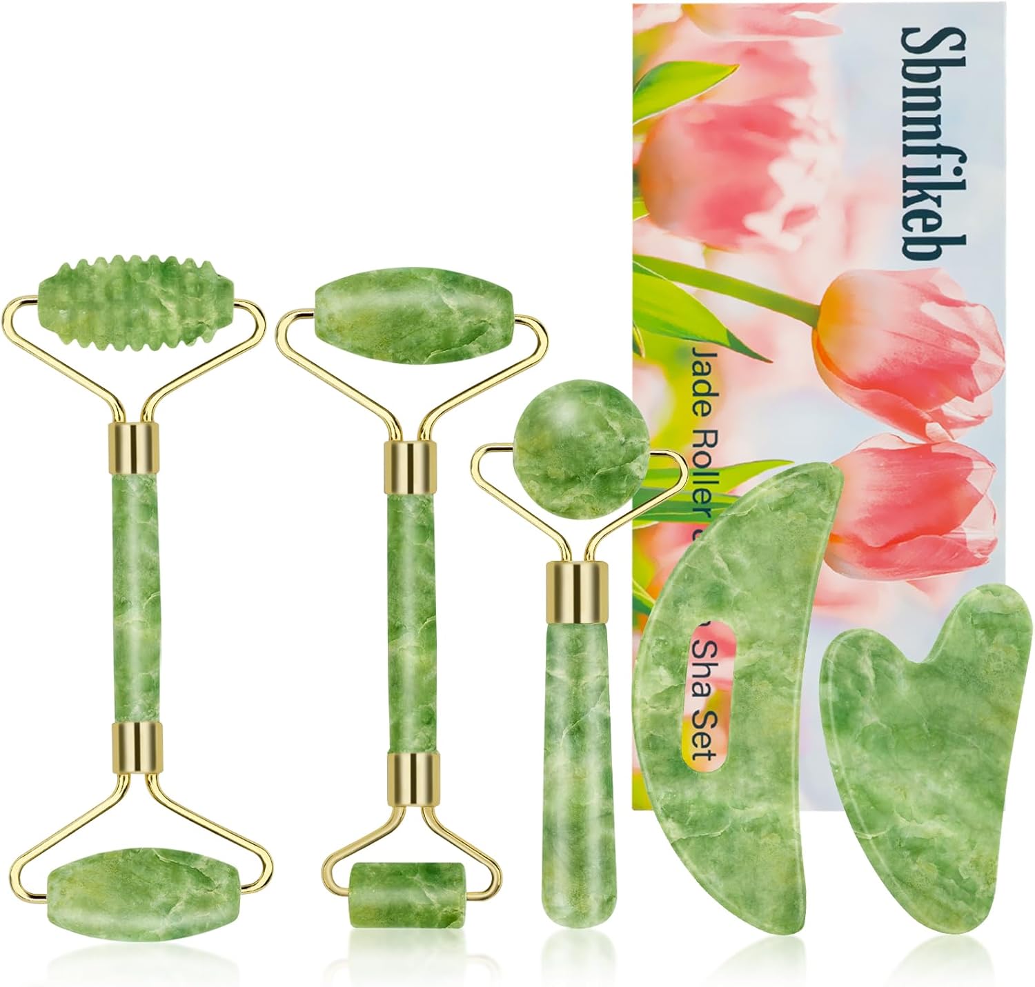 Radiant Skin Duo: Jade Roller & Gua Sha Set