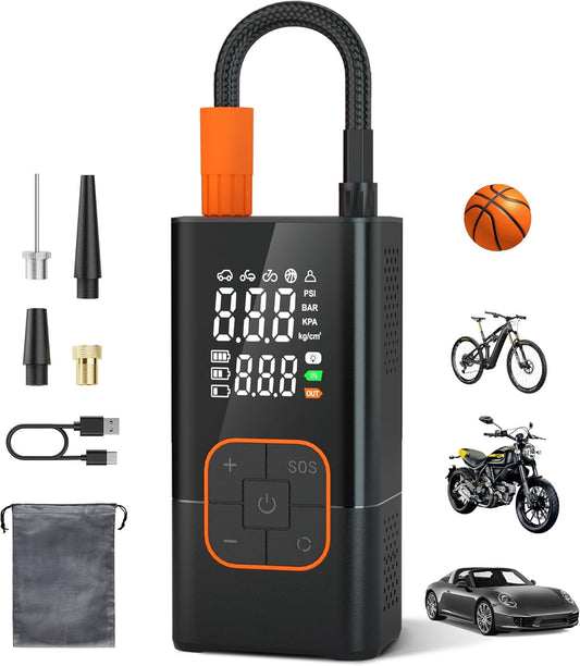 Portable 150PSI Tire Inflator - Cordless Power!