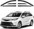 Window Visor 6 Piece Set for Toyota Sienna 2021-2025 - Rain