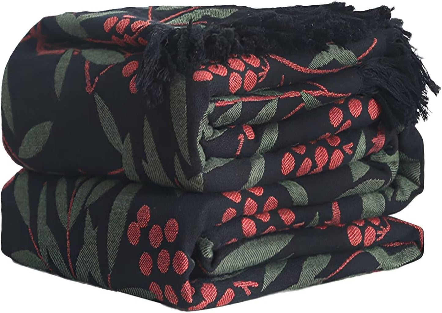 Boho Throw Blankets 90x98 for Cozy Farmhouse Decor and Travel