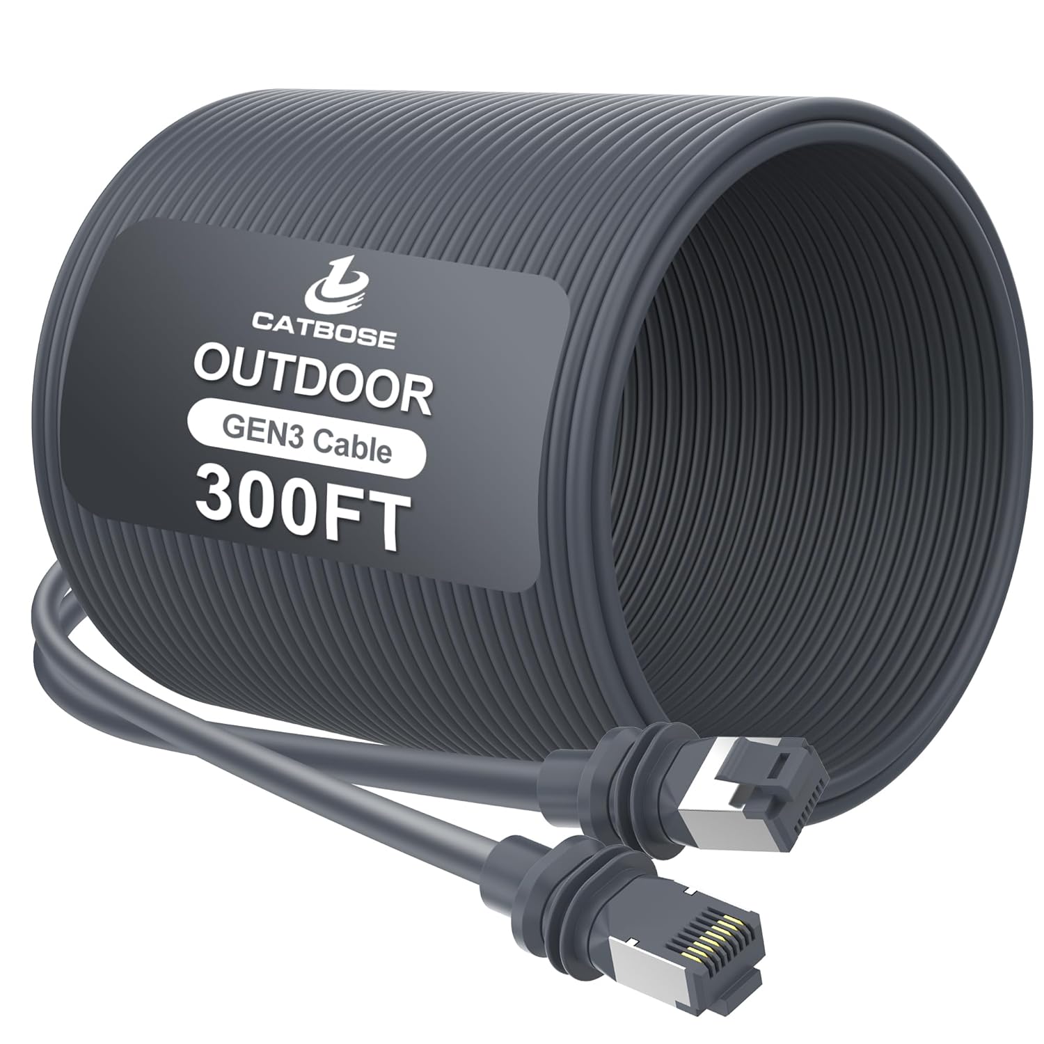 300FT Starlink Gen3 Cable - Outdoor Waterproof Extension Cable