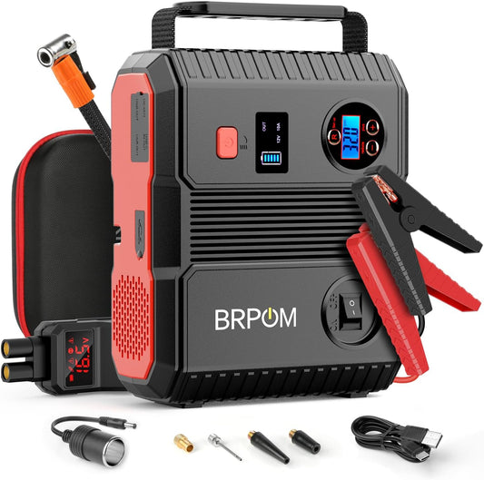Powerful Car Jump Starter & Air Compressor