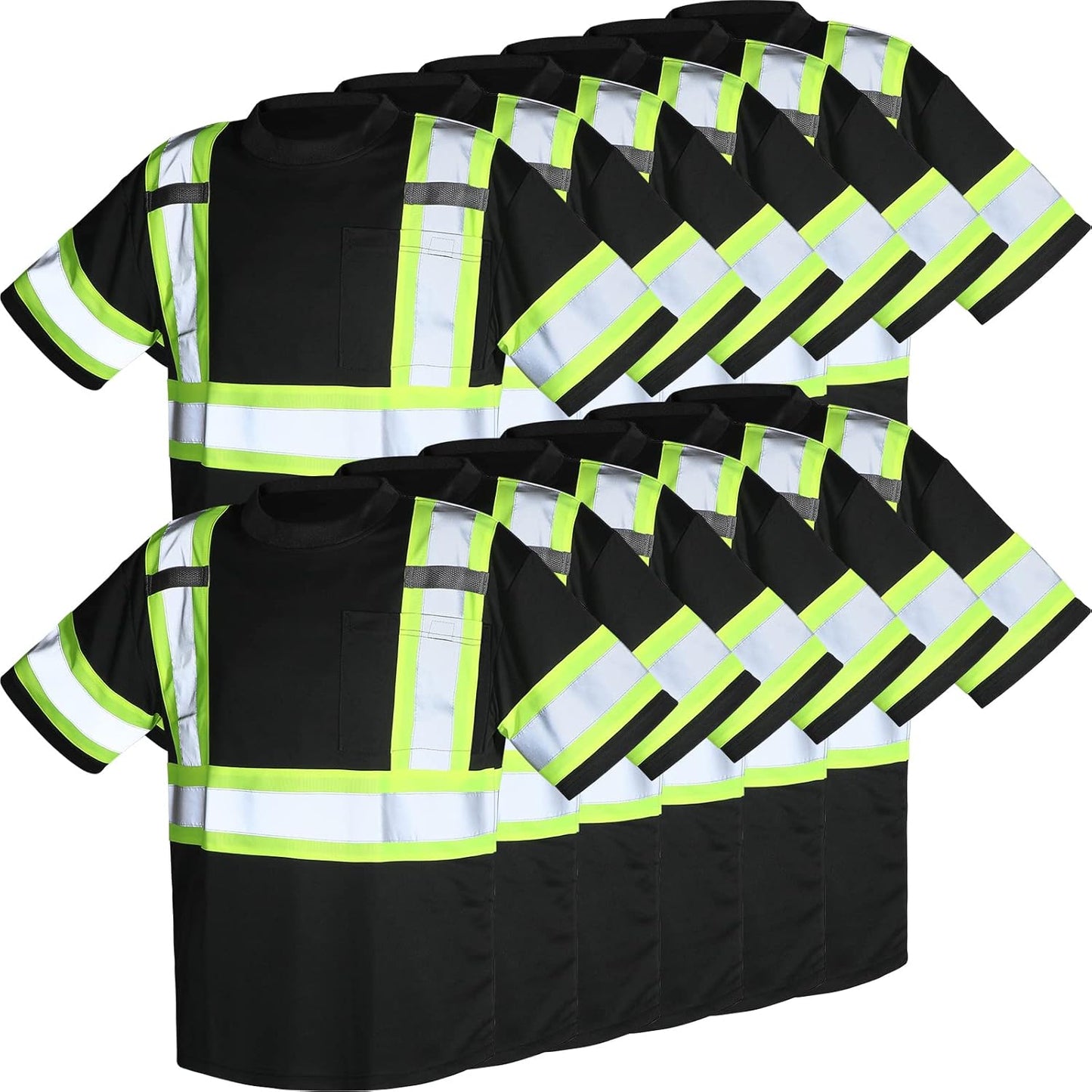 High Visibility Reflective Safety Shirt for Men and Women