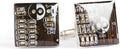 Recycled circuit board cufflinks - Unique tech gift for him