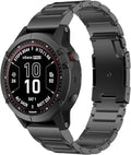 Titanium Bands for Garmin Fenix 8/7/6/5 - 22mm Quick Fit Metal Strap