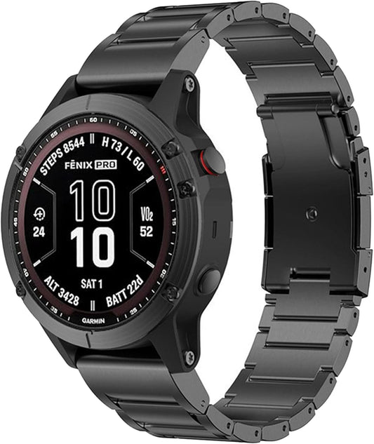Titanium Bands for Garmin Fenix 8/7/6/5 & Forerunner 965/955
