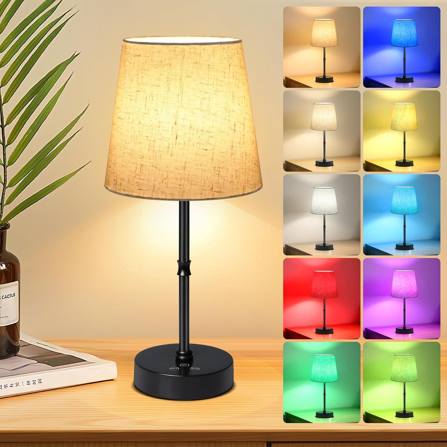 Cordless Table Lamp with 5000mAh Battery for Home and Parties