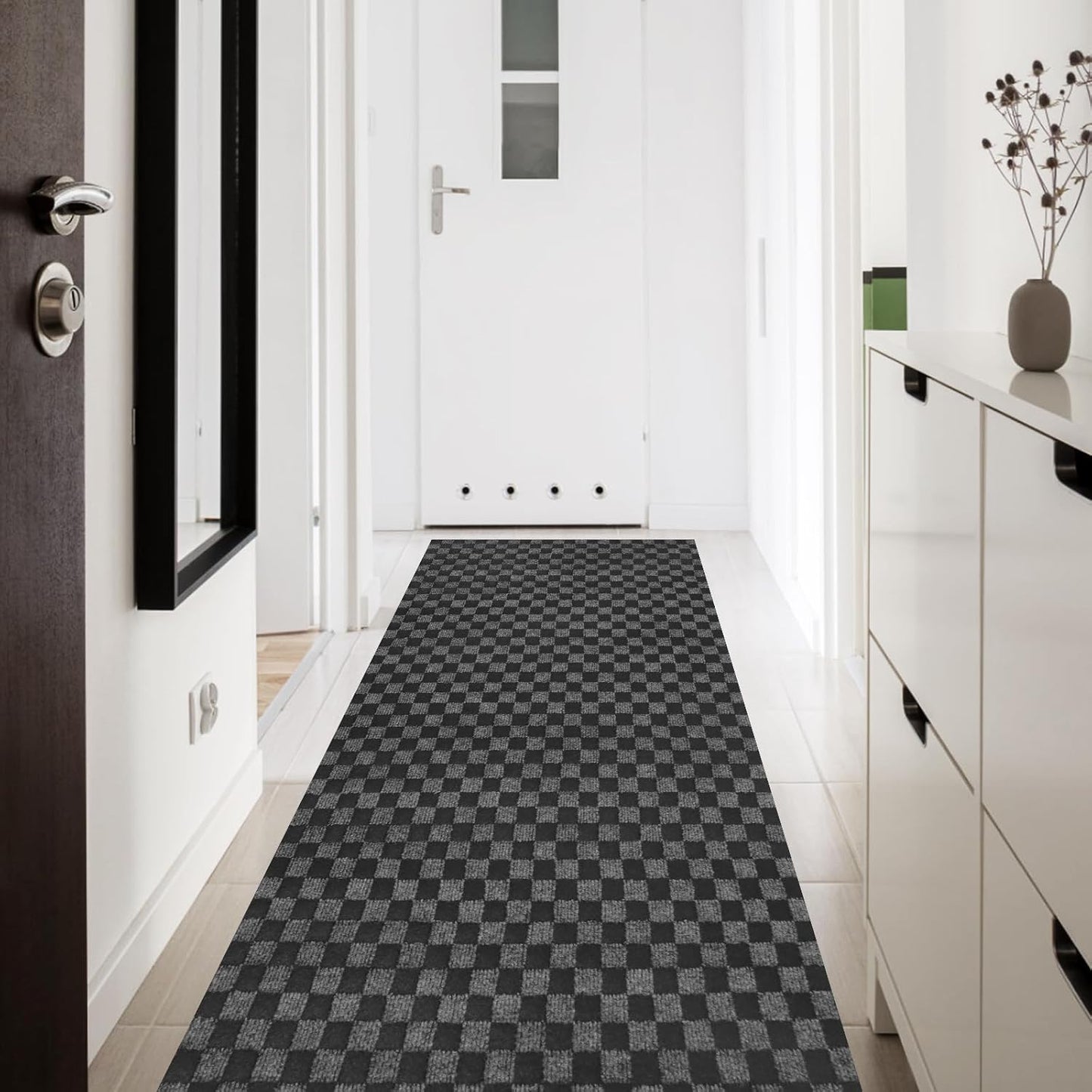 Custom Size Runner Rug with Non-Slip Backing for Any Space
