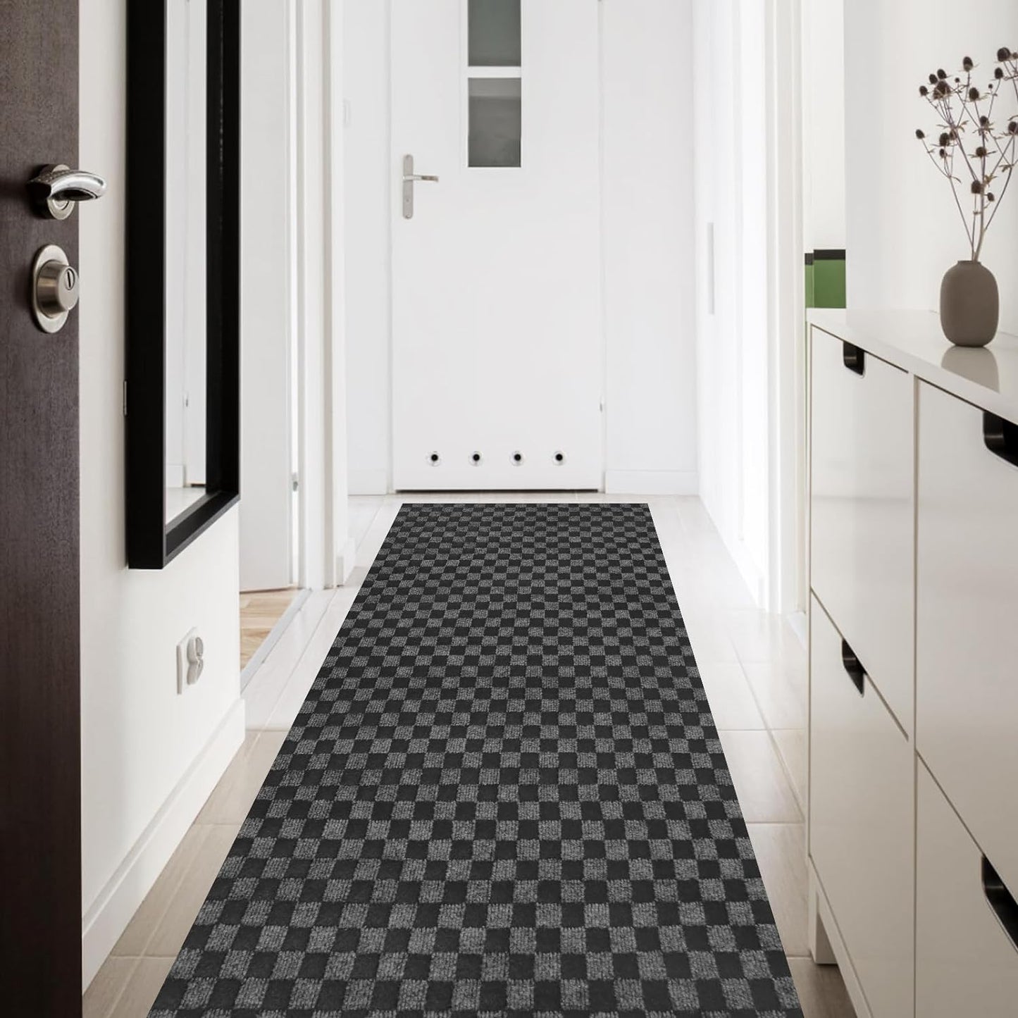 Custom Size Runner Rug for Hallway Entryway Laundry Kitchen