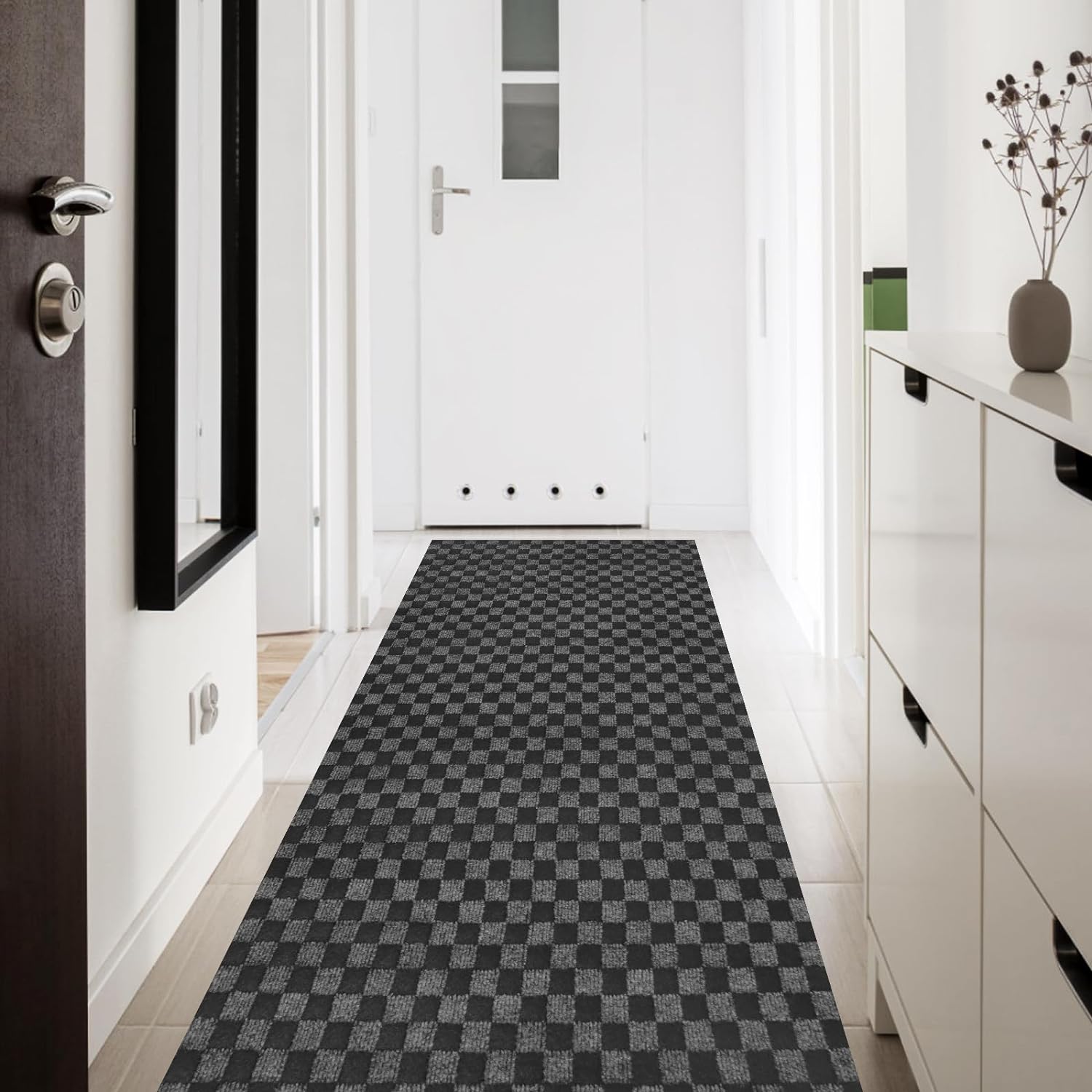 Custom Size Runner Rug for Hallway Entryway Laundry Kitchen