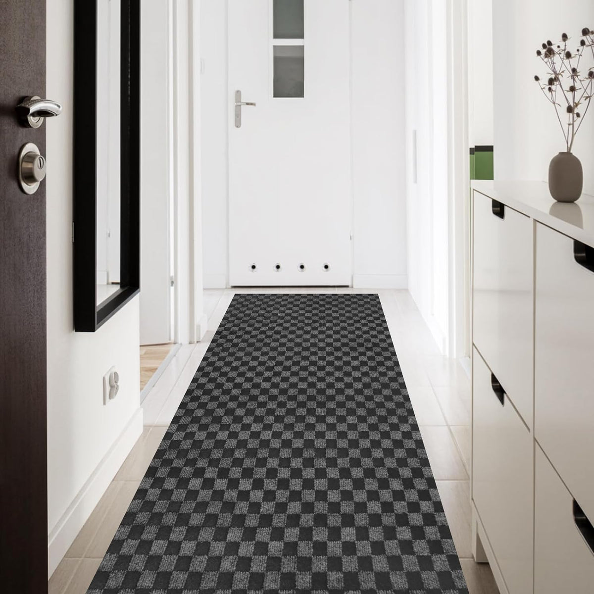 Custom Size Runner Rug with Non-Slip Backing for Any Space