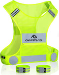 GoxRunx Reflective Vest Running Gear - Lightweight 360o Visibility