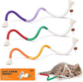Potaroma Cat Chew Toys Set | Refillable Catnip for Safe Teeth Cleaning | Interactive Fun for Kittens