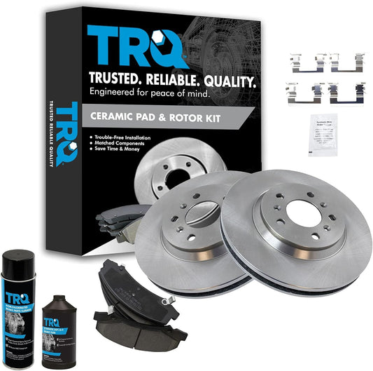 TRQ Front Brake Pad & Rotor Kit for Buick Lucerne & Chevrolet